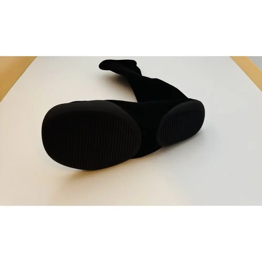 YZY Yeezy Pods Black Size 3 US Men 11-13 Made in Italy NEW Unworn w/ Bag